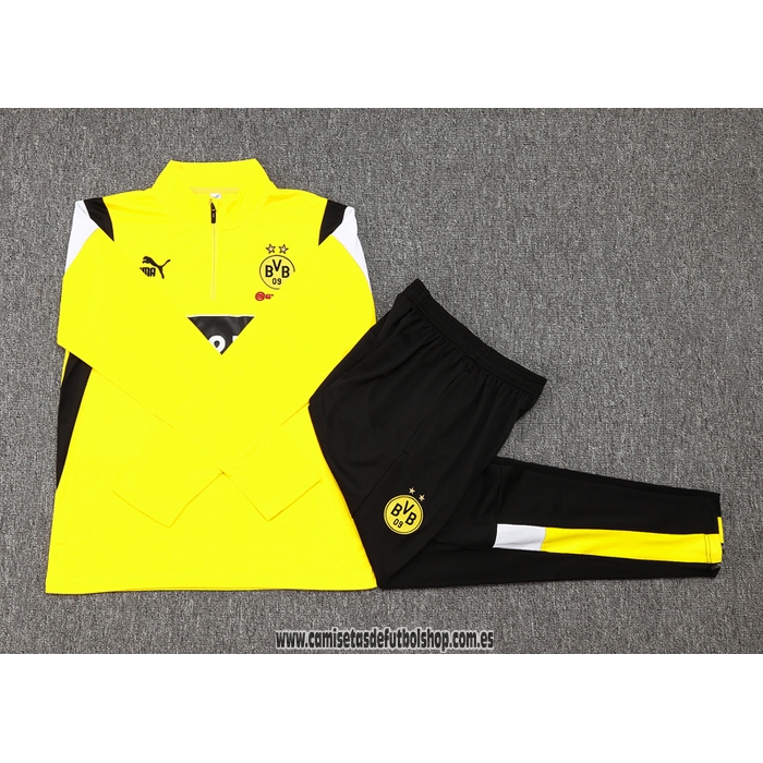 Chandal de Sudadera del Borussia Dortmund 23-24 Amarillo
